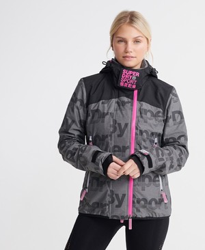 Superdry Hit SD Windsprinter Női Kabát Sötét Rózsaszín | BWEOP3065